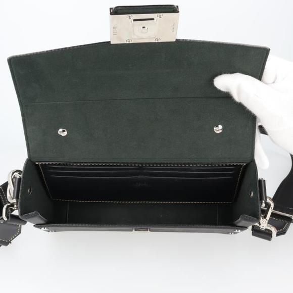 Fendi Soft Trunk 2way Zucca Pattern Shoulder Black - Picture 8 of 10